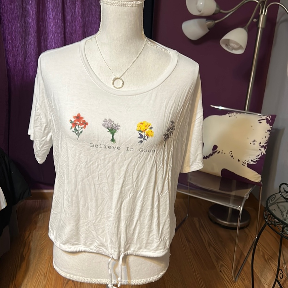 Believe in Good top, sz XL